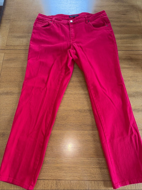 Angels Denim - RED Straight-Leg Jeans